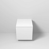 Унитаз GR-4495 Cristal (540*355*360) подвесной с толстой крышкой, 1 место