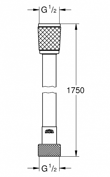 Душевой шланг GROHE Relexaflex 45992001 175 см хром