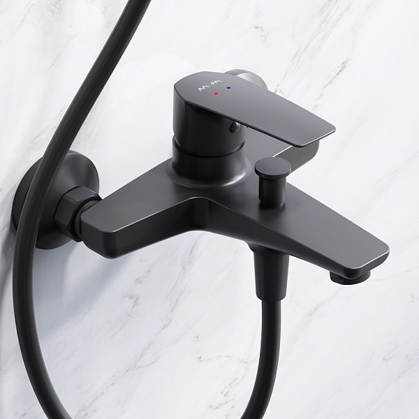 F42890A14 Gem набор 2в1: см-ль д/ванны/душа, верхний душ d 220 мм, ручн.душ 110 мм, 1 ф-ция, душевая