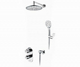 Встраиваемый комплект для душа с верхней душевой насадкой и лейкой Wasserkraft А16030 Thermo