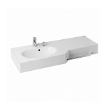 Раковина под тумбу Акватон - ОТЕЛЬ 2/127 левая с навесами 1A70113WOT01L