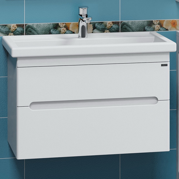 Тумба для умыв. "Лондон-80" 2 ящ, подвес. (ум. Фостер 80) Санта