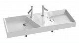 Двойная подвесная раковина-столешница Jacob Delafon Rythmik 120х46 см EXM112-Z-00