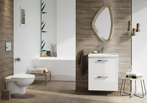 Унитаз подвесной CERSANIT NATURE NEW CLEAN ON S-MZ-NATURE-COn-DL-w с сиденьем дюропласт