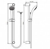 Душевой гарнитур Vidima Fresh BA207AA
