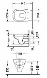 Унитаз Duravit D-Code 22110900002 подвесной