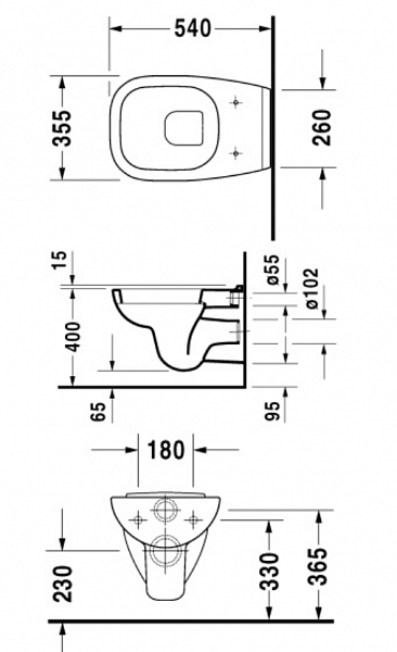 Унитаз Duravit D-Code 22110900002 подвесной