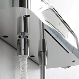 F078F300 Func, душ.сис-ма: см-ль-полка д/ванны/душа с ТМС, душ.штанга, верхн. душ квадр., ручн.душ,