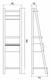 Пенал Creto Provence Wood