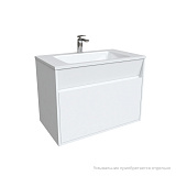 Тумба подвесная с ящиком, белая, 80 см, Esper, IDDIS, ESP80W0i95. Подходит ум. 4508000i28