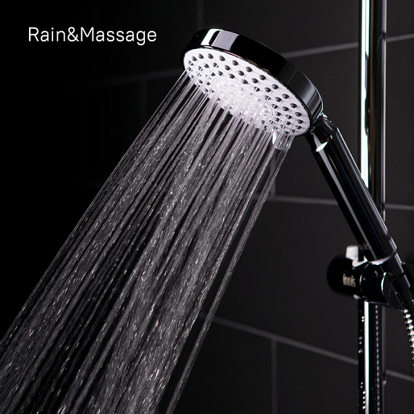 Душевой гарнитур с верхней лейкой, Calipso, IDDIS, CALSB5Fi76