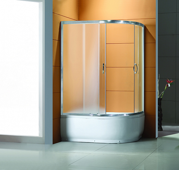 Душевое ограждение Loranto CS-1285 SK L 100х80х195, поддон 43 см