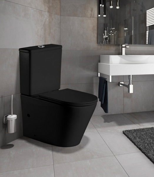 Унитаз напольный Grossman GR-4449BMS безободковый с тонкой крышкой