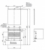 Тумба под раковину Aquanet Lino 80 белый матовый 00253903