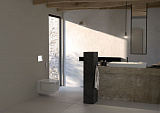 Унитаз-биде подвесной Geberit AquaClean Mera Classic 146.204.21.1 панель хром