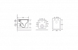 Унитаз подвесной "Koller Pool" KVADRO Rimless, сиденье дюропласт: SoftClose, Take Off, антибактериальное покрытие, система «Антивсплеск»