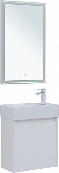 Мебель для ванной Aquanet Nova Lite 50 белый глянец (с дверецей) 00302531