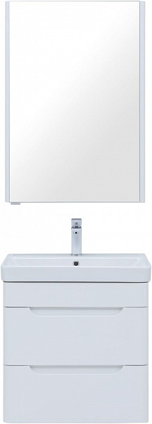 Мебель для ванной Aquanet София 60 белый глянец (2 ящика) 00274197