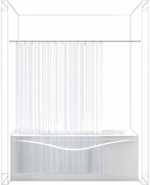 Карниз для ванны Aquanet прямой 180 00157486