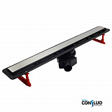 Душевой лоток Pestan Confluo Frameless Line 550 Black Glass