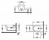 Биде подвесное Duravit ME by Starck 228815