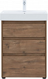 Тумба под раковину Aquanet Nova Lite 60 дуб рустикальный (3 ящика) 00302471