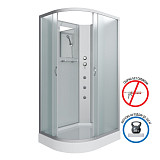 Душ.каб. NG-3312-14RBKG (1200х800х2000) низкий поддон(13см) стекло МАТОВОЕ 3 места