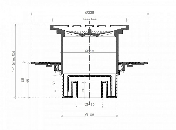 Confluo Standard 15х15 Vertical Drops Pestan