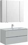 Мебель для ванной Aquanet Алвита New 100 2 ящика, серый 00274528