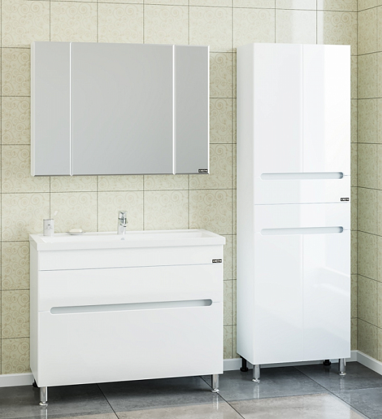 Тумба под раковину Лондон 100 напольная Санта 224009л