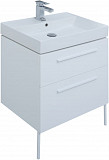 Тумба под раковину Aquanet Nova 60 белый (2 ящика) 00242279
