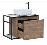 Тумба под раковину Aquanet Nova Lite Loft 75 R дуб рустикальный 00261657