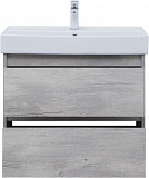Тумба под раковину Aquanet Nova Lite 75 дуб белый (2 ящика) 00287875