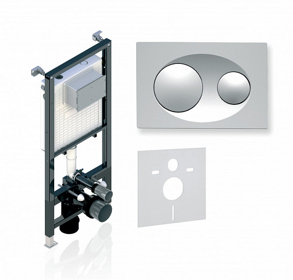 Инсталляция Alcora ST 1200 с клавишей  GRACE Matt Chrome