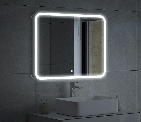 Зеркало Corozo LED "Альбано 915х685", сенсор