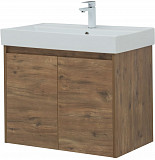 Тумба под раковину Aquanet Nova Lite 75 дуб рустикальный (2 дверцы) 00298852