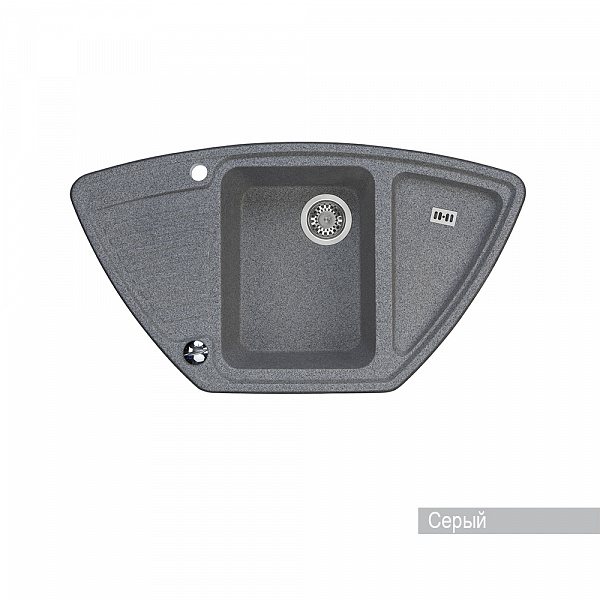 Мойка для кухни Aquaton Лория угловая серая 1A715032LR230