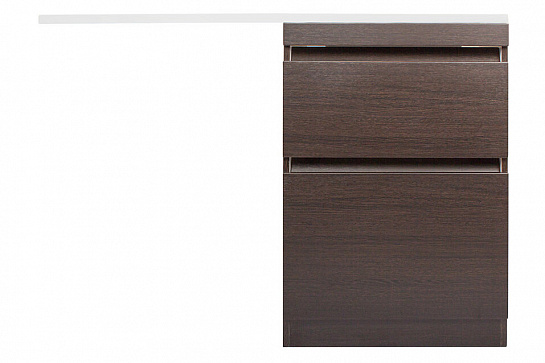 Тумба напольная Style line Даллас 120, Люкс венге, под раковину, PLUS