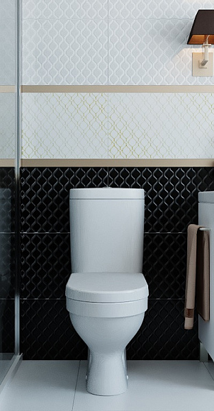 Унитаз-компакт Cersanit Kristal S-KO-KRI011-3/6-DL-w