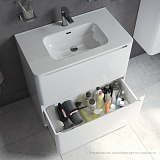 Тумба напольная, белая, 80 см, Edifice, IDDIS, EDI80WFi95. Подходит ум. 0108000i28