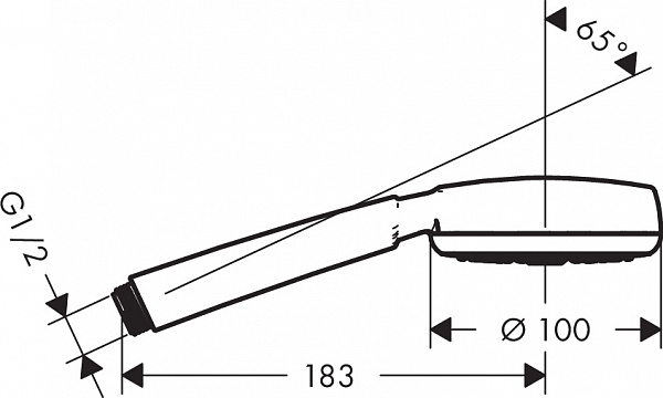 Ручной душ HANSGROHE Crometta 100 1jet 26825400
