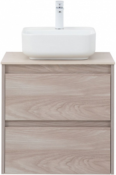 Тумба под раковину Aquanet Nova Lite 60 орех светлый (2 ящика) 00287884