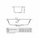Стальная ванна BLB Universal Duo HG 170x75 B75Q