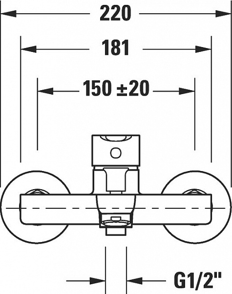 Смеситель для раковины Duravit  A.1  A15230000010
