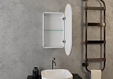 Зеркало-шкаф Континент "Elmage white LED" 450х800