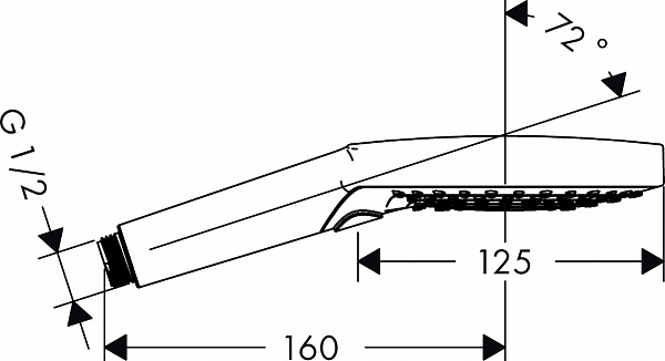 Ручной душ HANSGROHE Raindance Select S 120 3jet 26530000