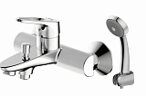 Смеситель для ванны с коротким изливом с аксессуарами Bravat Drop-D F648162C-B-RUS