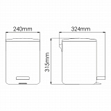 Ведро 9L Wasserkraft K-649