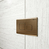 Клавиша смыва Point Афина PN44041BB для инсталляции, бронза брашированная