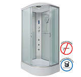 Душ.каб. NG-33984-14LF (900х800х2150) средний поддон (26см) стекло МАТОВОЕ 4 места